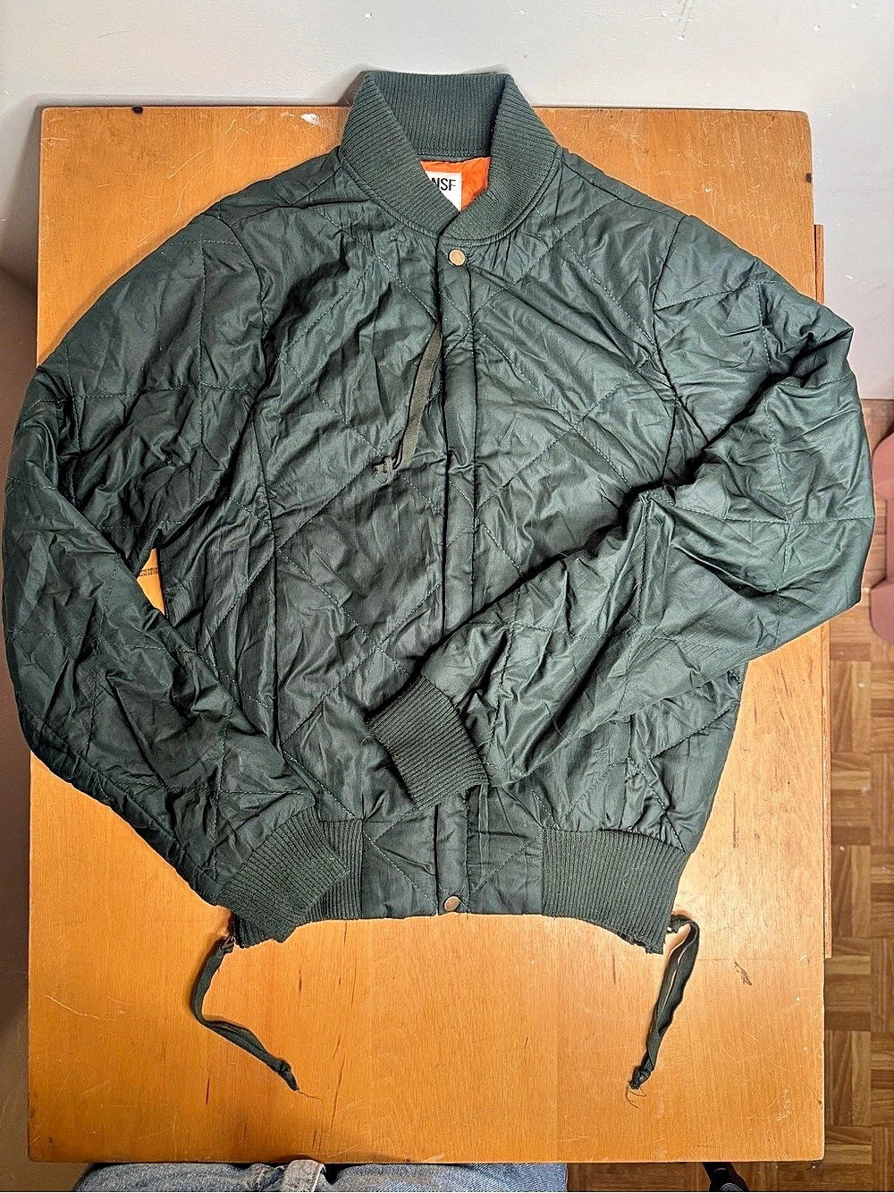 NSF Neil Green Quilted Bomber Jacket - Women’s Small